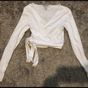 Forever 21 wrap crop top